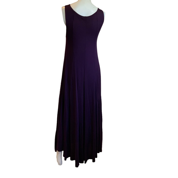 Elm Design Purple Tank Maxi Dress Pima Cotton Modal Blend sz M Icelandic Design - Picture 6 of 10